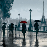 Paris Red Umbrella