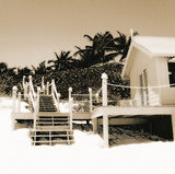Wooden Steps - Sepia