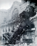 Train Wreck at Montparnasse  Paris  France 1895