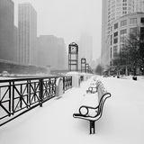Chicago River Promenade in Winter