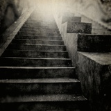 A Stairs in a Temple of Bankok