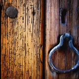 Iron Door Handle  Sedona