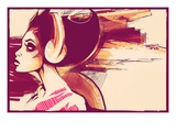 Sketchy Girl with Headphones
