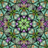 Green Star Flower Mandala