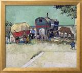 The Caravans  Gypsy Encampment near Arles