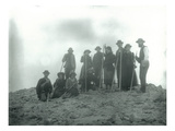 Mt Hood  Oregon - Hikers with Climbing Gear Photograph