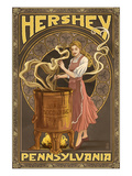 Woman Making Chocolate - Hershey  Pennsylvania