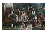 Winnipeg  Manitoba - Fort Garry Gateway  Buffalo Bill and Indians Pose