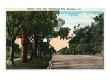 Pasadena  California - Millionaire Row  Orange Grove Avenue
