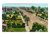 Pasadena  California - Hotel Maryland View Down East Colorado Street