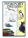 Newport  Oregon - Nautical Chart