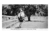 Florida - Riding Bareback at an Ostrich Farm