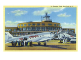 New York City  New York - La Guardia Field with Parked Planes