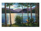 Grand Lake  Colorado - Sunrise Scene on the Lake