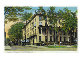 Saratoga Springs  New York - Worden Hotel View