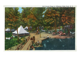 Allegany State Park  New York - View of the Girl Scouts' Camp
