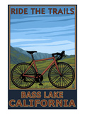 Bass Lake  California - Bicycle Scene