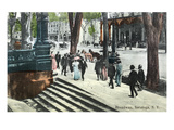 Saratoga Springs  New York - Scenic View of Broadway