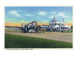 Grand Rapids  Michigan - Boarding Scene at Kent County Airport