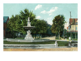 Syracuse  New York - Onondaga Circle Fountain View