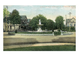 Syracuse  New York - Circle on West Onondaga Street