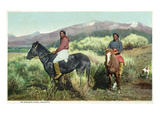 Arizona - Navajo Men on Horseback