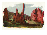 Colorado Springs  Colorado - Garden of the Gods  Cathedral Spires View