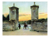 St Augustine  Florida - View of the Old City Gate