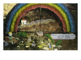 Lookout Mountain  Tennessee - Fairyland Caverns  Interior View of Rainbow with a Pot of Gold