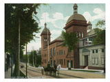 Saratoga Springs  New York - Convention Hall Exterior View
