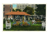 Rochester  Minnesota - View of the Damon Hotel Park