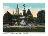 Hartford  Connecticut - Bushnell Park Corning Fountain
