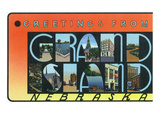 Grand Island  Nebraska - Large Letter Scenes