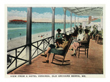 Old Orchard Beach  Maine - Hotel Veranda View