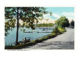 Saratoga Springs  New York - View of Point Breeze at Saratoga Lake