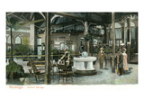 Saratoga Springs  New York - View of Hathorn Spring
