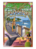 Lahaina  Maui  Hawaii - Town Scenes Montage