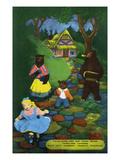Lookout Mountain  Tennessee - Fairyland Caverns  Interior View of Goldilocks and the 3 Bears