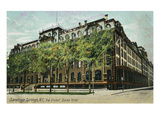Saratoga Springs  New York - Exterior View of United States Hotel