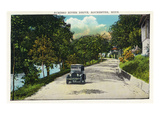 Rochester  Minnesota - Scenic View Along Zumbro River Drive