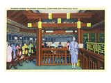 San Francisco  California - Chinatown  Interior View at Chinese Telephone Exchange