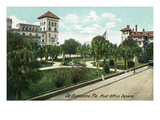 St Augustine  Florida - Post Office Square View