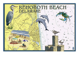 Rehoboth Beach  Delaware - Nautical Chart