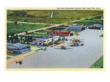 Salt Lake City  Utah - Aerial View of Municipal Airport