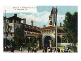 St Augustine  Florida - Hotel Ponce De Leon Entrance Scene