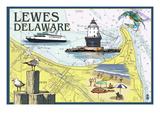 Lewes  Delaware - Nautical Chart