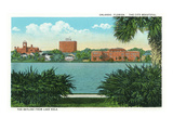 Orlando  Florida - Lake Eola View of the City Skyline