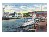Groton  Connecticut - General View of the Submarine Base