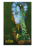 Lookout Mountain  Tennessee - Fairyland Caverns  Interior View of Jack and the Beanstalk