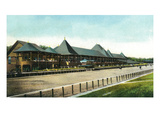 Saratoga Springs  New York - Race Course Grand Stand View
